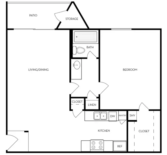 Unit 233 230 floor plan